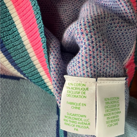 Lilly Pulitzer Short Sleeve sweater, Size Small - Picture 9 of 12